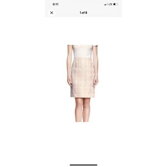 Tory Burch Size 0 Devora Multi Textured Woven Pencil Skirt - Picture 12 of 12